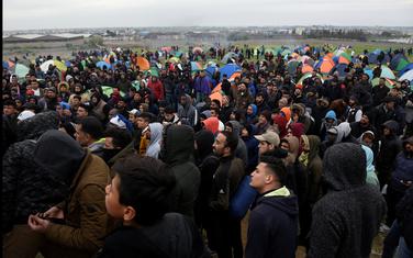 Migranti u kampu u Grčkoj