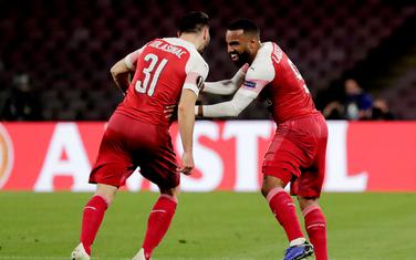 Aleksandr Lakazet slavi jedini gol u gradu pod Vezuvom