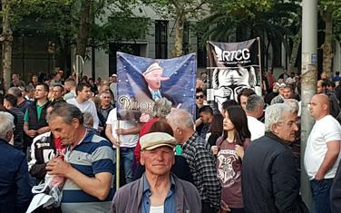 Sa protesta u Podgorici