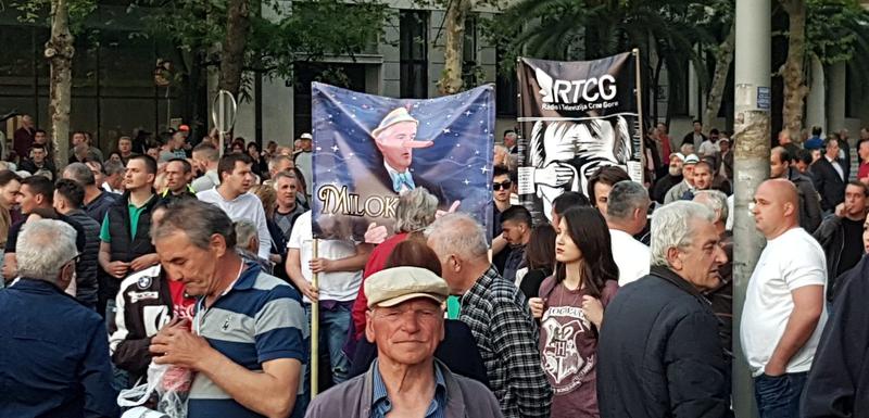 Sa protesta u Podgorici