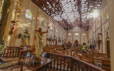 Većinu napada su izveli bombaši samoubice: Crkva Svetog Sebastijana