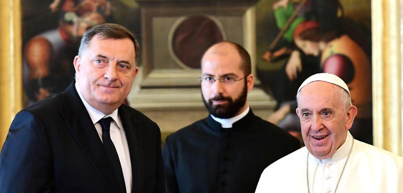 Dodik i papa Franjo