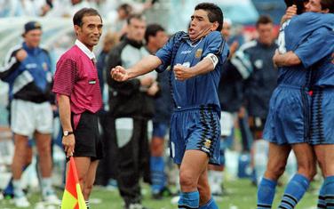 Maradona nakon meča sa Grčkom