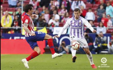 Stefan Savić na meču sa Valjadolidom