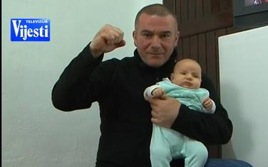 Vladan Šćepanović sa kćerkom Slobodom