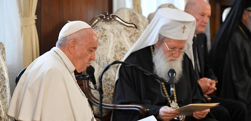 Papa Franjo u bugarski Patrijarh Neofit