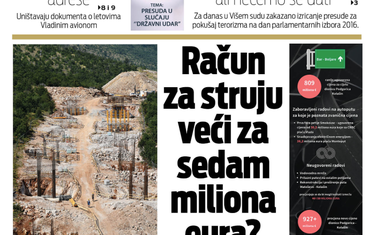 Naslovna strana "Vijesti" za 9. maj