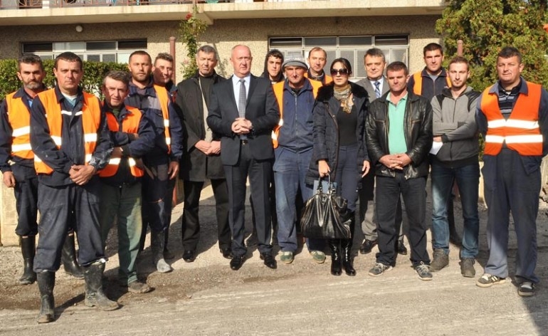Radnici “Vodovoda” sa predsjednikom Opštine