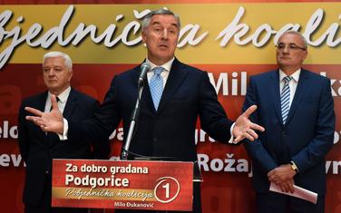 Završna izborna konferencija u Podgorici: Marković, Đukanović i Milošević