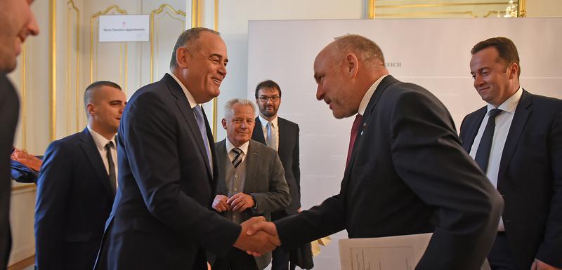Simović tokom posjete Austriji