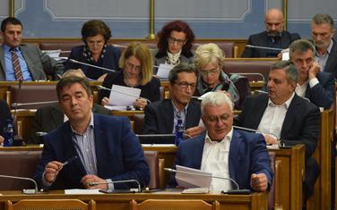 Poslanici DF u Skupštini