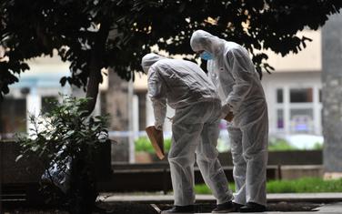 Forenzičari uzimaju tragove nakon ubistva Šakovića