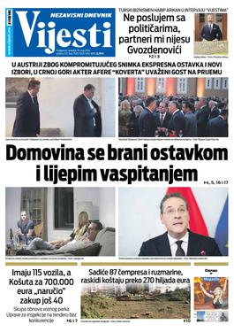Naslovna strana za 19. maj