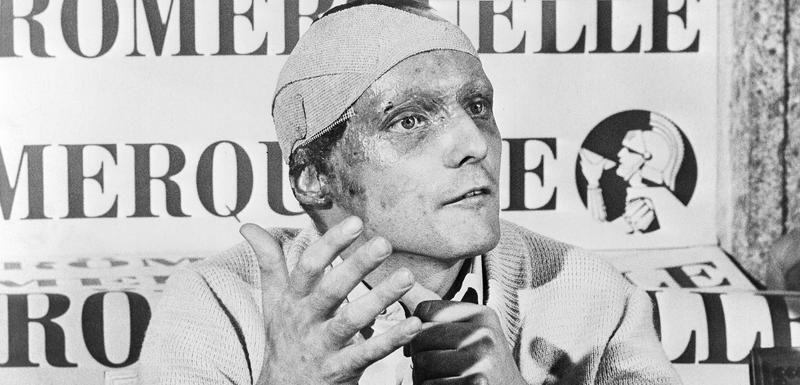 Niki Lauda na trci u Monci, prvoj nakon teških povreda u Hokenhajmu