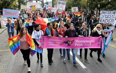 Sa prošlogodišnje "Parade ponosa" u Podgorici