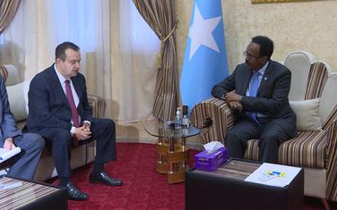 Sa sastanka Dačića i predsjednika Somalije Mohameda Abdulahija Mohameda Farmađa