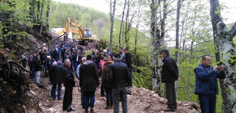 Stopirati gradnju: Sa protesta protiv izgradnje mHE na Bukovici