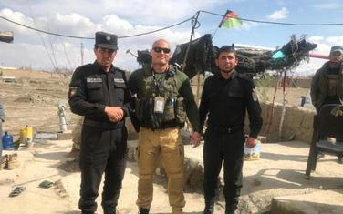 Radovan Lampič sa avganistanskom policijom