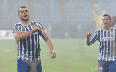 Perović slavi gol za Budućnost