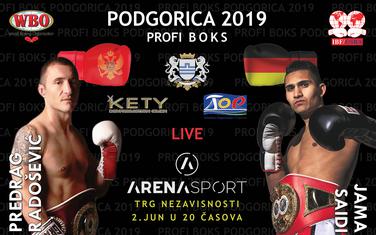 Profi boks meč Podgorica