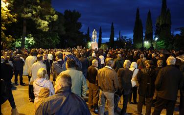 Sa protesta održanog 21. maja ispred zgrade Skupštine