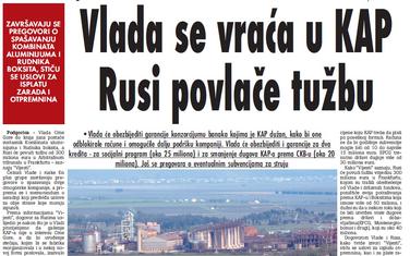 "Vijesti", 3. jun 2009.