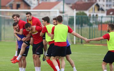 Trening fudbalske reprezentacije Crne Gore