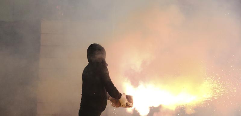 Detalj sa protesta u Albaniji