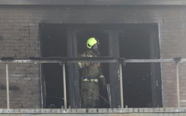 Vatrogasac tokom akcije gašenja požara