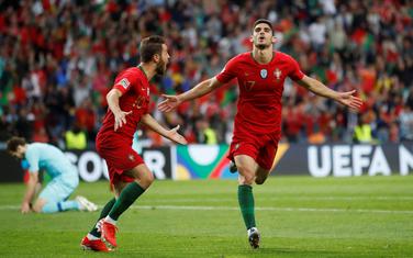 Gonsalo Gedeš i Bernardo Silva slave jedini gol