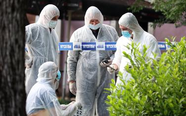 Forenzičari nakon pucnjave na Cetinju