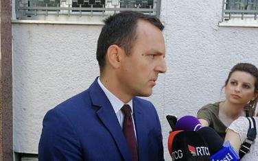 Đurđić juče ispred Višeg suda