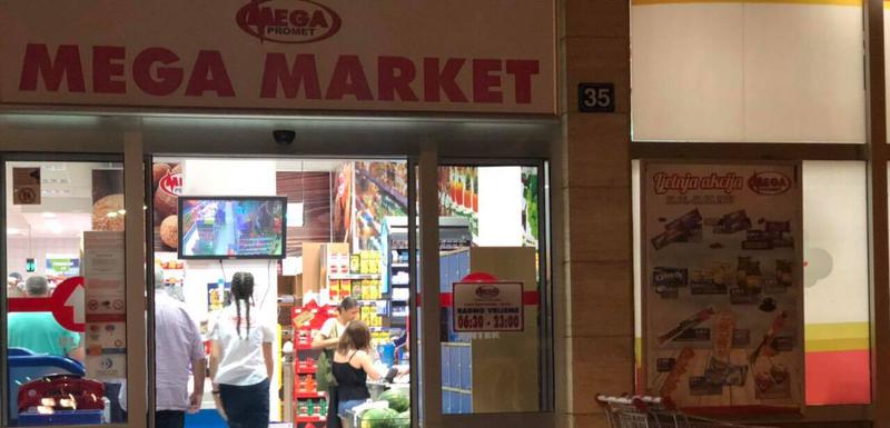 Market u kojem je došlo do pljačke