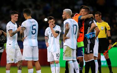 Fudbaleri Argentine nakon remija sa Paragvajem