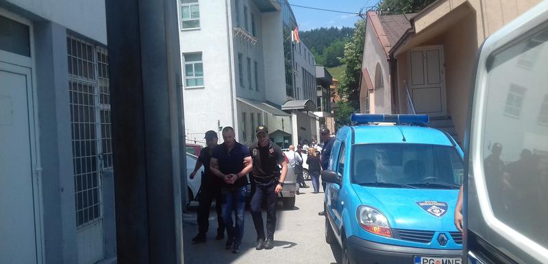 Đukić juče ispred suda u Bijelom Polju