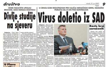 Vijesti, 23. jun 2009.