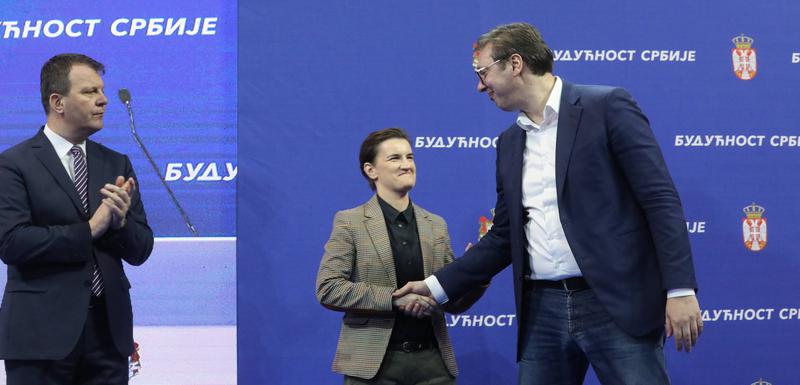 Brnabić i Vučić