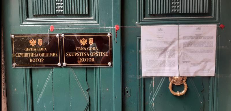Prostorije SO Kotor zapečaćene su 24. juna