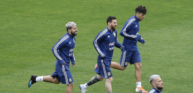 Argentinci na treningu u Sao Paulu uoči večerašnjeg meča za 3. mjesto