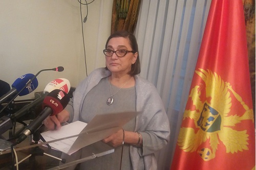Predsjednica DSS Dragica Perović