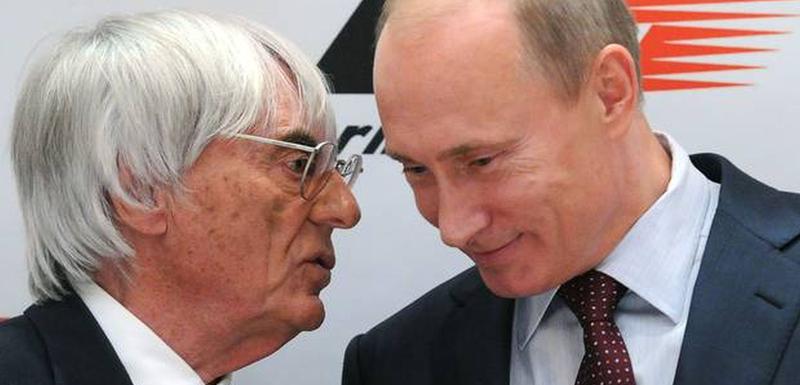 Berni Eklston i Vladimir Putin