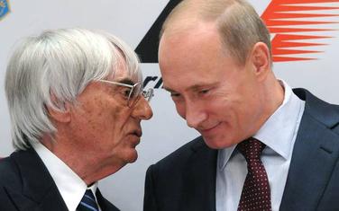 Berni Eklston i Vladimir Putin