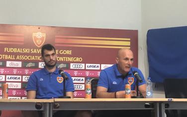 Dejan Roganović i Goran Milojko na pres konferenciji