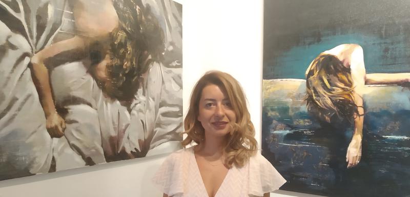 Ana Golović na otvaranju izložbe