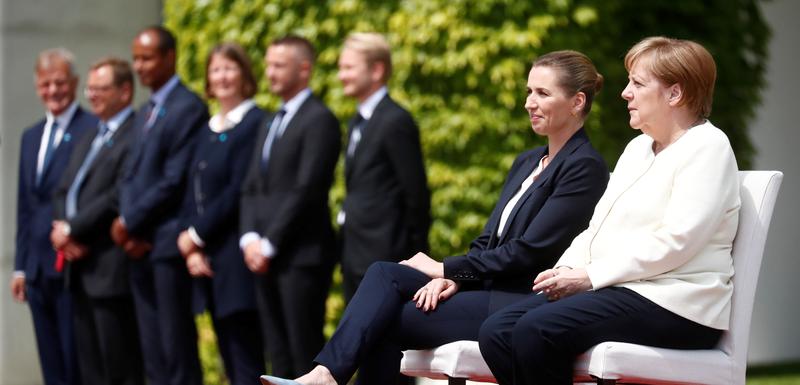 Frederiksen i Merkel danas u Berlinu