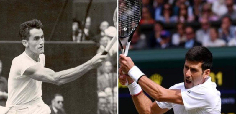 Bob Falkenburg i Novak Đoković