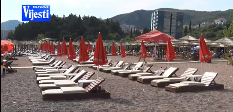 Jedna od budvanskih plaža