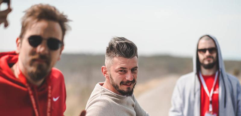 Parampaščad na snimanju spota za "Dan kad biće sve u redu"