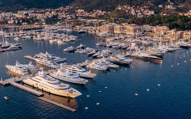 Jahte u marini Porto Montenegro