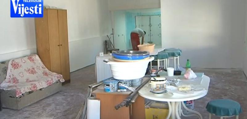 Unutrašnjost buduće narodne kuhinje u Nikšiću